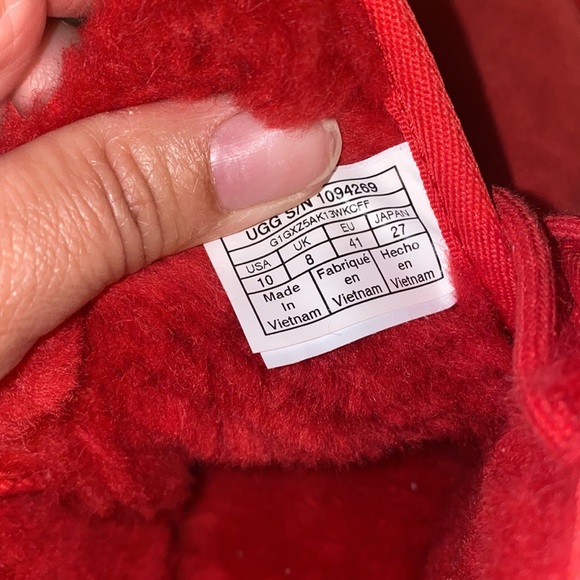 Women’s UGG SAMBA RED NEUMEL BOOTS - Picture 8 of 11